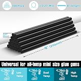 Shall 0.27 in x 8 in Glue Sticks, 100 Pack Mini Hot Glue Sticks view 2