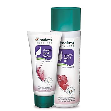 himalaya stretch mark cream and oil