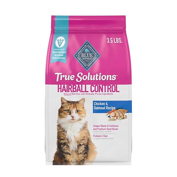 BLUE BUFFALO TRUE SOLUTIONS HAIRBALL CONTROL NATURAL DRY...