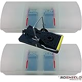 Roshield Duo+ Dual Mouse Snap Trap & Ranger Safety Box Kit | Indoor Control of Mice around Pets & Children (Professional Quality, Pack of 2)