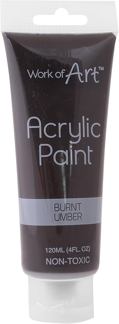 Work of Art 120 ml Acrylic Paint Brown 6729 Brand Work of Art