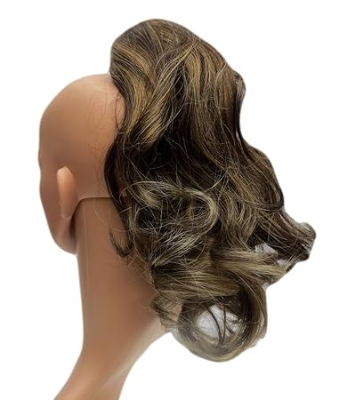 Sweet Short Curly Pony Tail Hair Extension Claw Grip 07