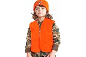 KLARNY OUTDOORS Klarny Orange Safety Vest, High-Visibility, Waterproof, Ultra-Quiet Deer and Bow Hunting Gear and Accessories
