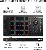 Akai MPC Studio MIDI Controller with 16 RGB Pads and MPC2 Software view 6
