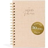 The ADHD Planner - Undated Daily Weekly Schedule Organizer Journal for Disorganized People - Habit Tracker Record Emotions &amp; Mood - Academic Goals - Structure &amp; Focus for Adults Brains (Spiral)