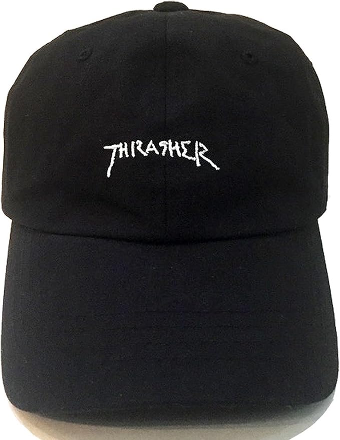 Amazon Thrasher スラッシャー キャップ 6パネル ローキャップ スケーター B系 ブラックonesize ファッション メンズ ヒップホップ ストリート系 16th C26 Tsct023 キャップ 通販