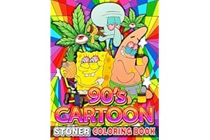 Stoner Coloring Book: 53+ Trippy Psychedelic Stoner 420 Coloring Pages For Adults With Many Favorite Characters For Stress Relief And Relaxation