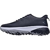 NRNHI Men's Golf Shoes Spike Wide Waterproof Lightweight Anti Slip Golf Sneakers Walking Footwears