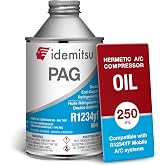 Idemitsu PAG Compressor Oil 1234yf &ndash; 8 oz | Double End-Capped PAG Oil | Compatible with R1234YF Mobile A/C Systems | VG46