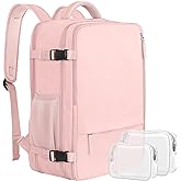 Sinaliy Large Travel Backpack for Women, 40L Carry On Backpack, 17 Inch Laptop Waterproof Backpack, College Bookbag, Backpack for Women, as Person Item Flight Approved