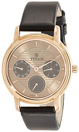 Titan Neo Analog Brown Dial Women's Watch - 2595WL01