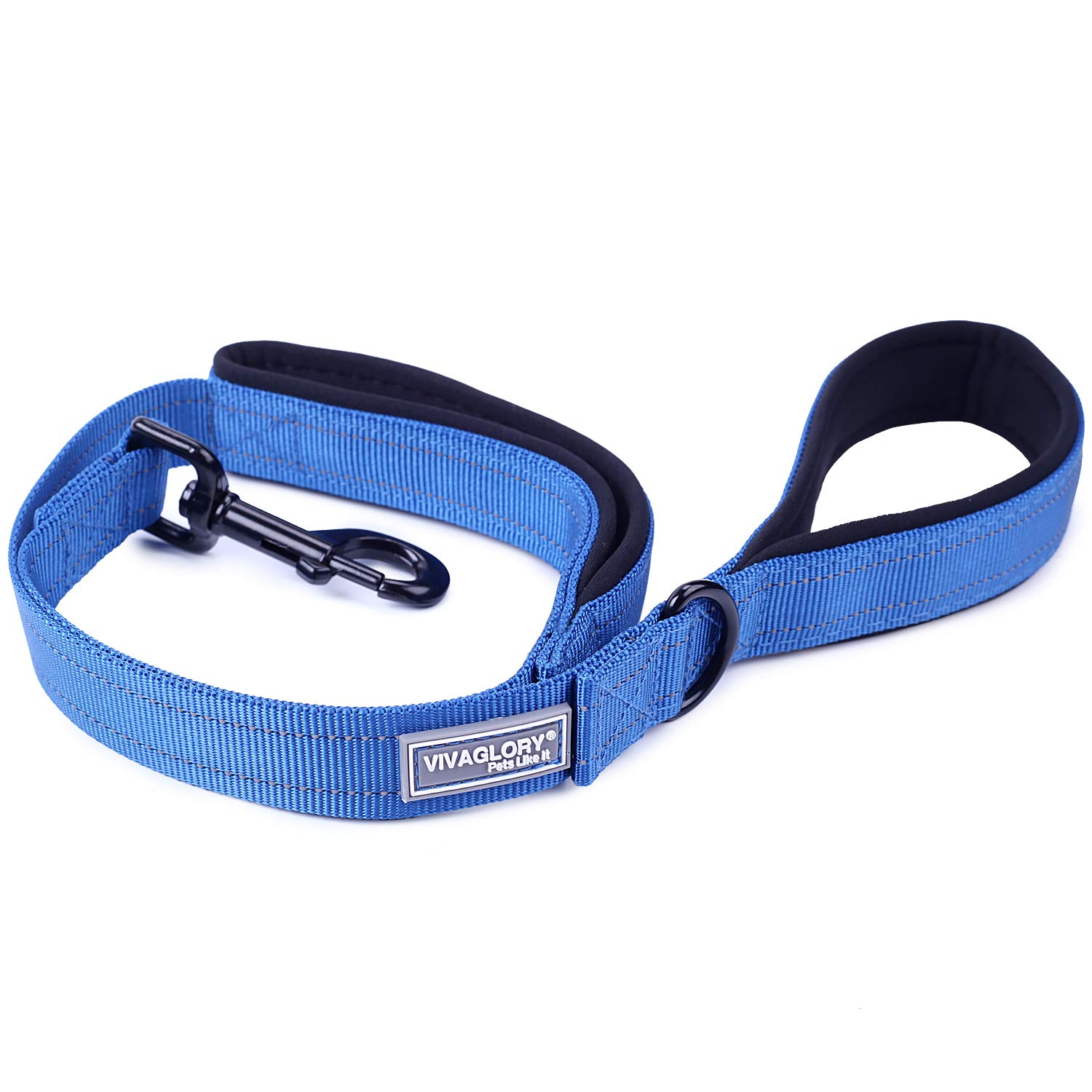 Walking Lead for Small to Large Dogs Heavy Duty 4ft Long Double Handle