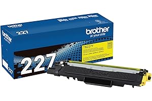 Brother Original TN227Y High-Yield Yellow Toner Cartridge, Higher Yield for Value, Toner Replacement cartridges, Toner for Br