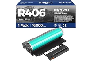 KINGKJ CLT-R406 R406 Imaging Drum Unit (Not Toner) 1-Pack Replacement for Samsung CLT-R406 R406 Compatible with Samsung SL-C430 C430W C480 C482W Xpress C460FW SL-C410W CLX-3300 CLX-3305W CLP-360 365W Printer