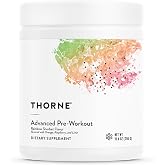 THORNE Advanced Pre-Workout, Alpha GPC, Amino Acids &amp; Caffeine, 20 Servings | Supports Energy, Endurance, Power Output, Pump &amp; Focus*, Naturally Derived Caffeine, Rainbow Sherbet, NSF Certified for Sport