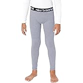 New Balance Boys Base Layer Pants - Insulated Compression Leggings for Boys - Long Johns Thermal Leggings for Cold Weather