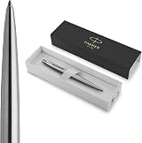 Parker Jotter Ballpoint Pen Stainless Steel Blue Ink Medium Point view 1