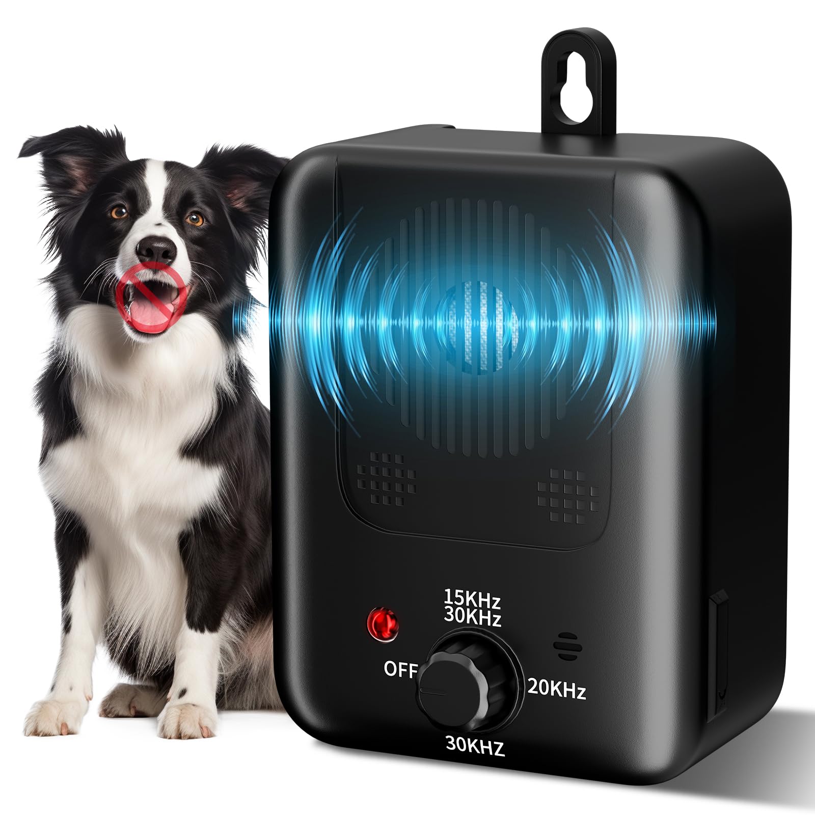 Photo 1 of Anti Barking Device for Dogs - 50FT Dog Barking Deterrent Device - 3 Modes Ultrasonic Stop Dog Barking - Rechargeable Bark Stopper Indoor Outdoor Home Garden Automatic Bark Alarm Tool Dogs