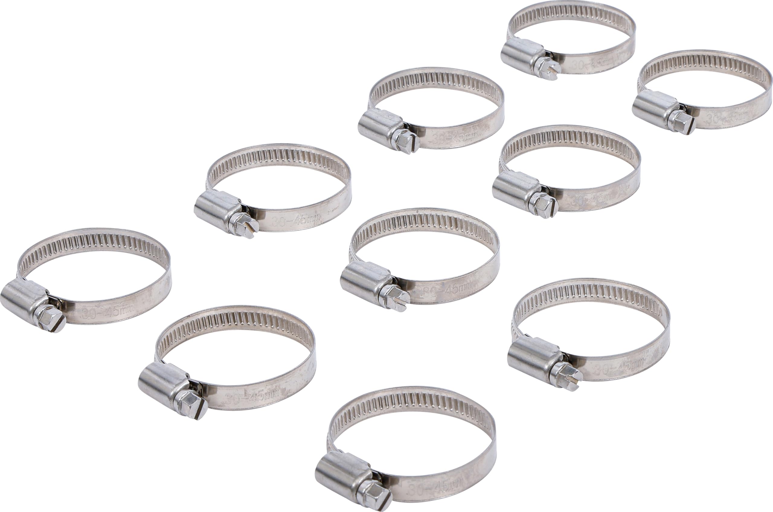 BGS 8095-30x45 | Hose Clamps | Stainless | 30 x 45 mm | 10 pcs.