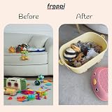 Froppi 70L Toy Box with Lid Pink on Wheels 2 Pack XL Storage view 4