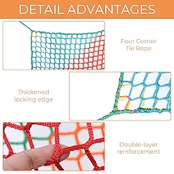 Climbing Cargo Net for Kids - 9.8FT x 9.8FT Double