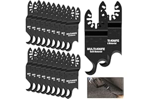 12/20 Pcs Oscillating Multi Tool Blade, Double Hook Knife Blades for Cutting Carpet, Cardboard and Blankets, Universal Fit fo