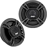 Pyle 3-Way Universal Car Stereo Speakers - 300W 6.5�� Triaxial Loud Pro Audio Car Speaker Universal OEM Quick Replacement Comp