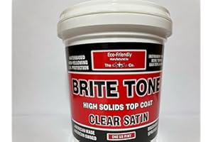 CrystaLac Brite Tone High Solids Polyurethane Instrument Finish 8 oz Mini (Clear Satin)