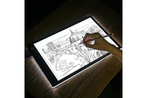 Smart Star Portable A4 Ultra-Thin LED Light Box Tracer USB Power Cable Dimmable Brightness LED Artcraft Tracing Light Box Light Pad for Artists Drawing Sketching Animation Stencilling X-rayViewing