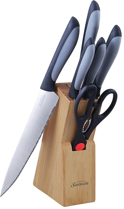 Sunbeam 69478.07 Durant cutlery set, 7-Piece, Black