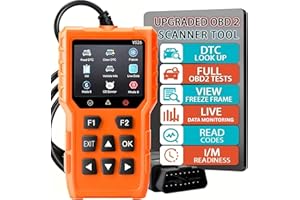 North Spark OBD2 Code Reader (Wired) – 2.8” Color Screen, Clear Engine Fault Code with Freeze Frame & Vehicle Info, for OBDII