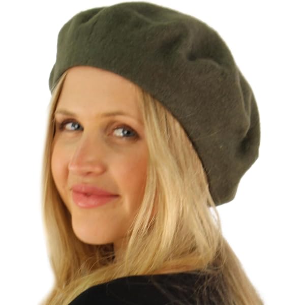 Maitose Damen Baskenmütze - Wolle Beret Mit Blumen Dekor