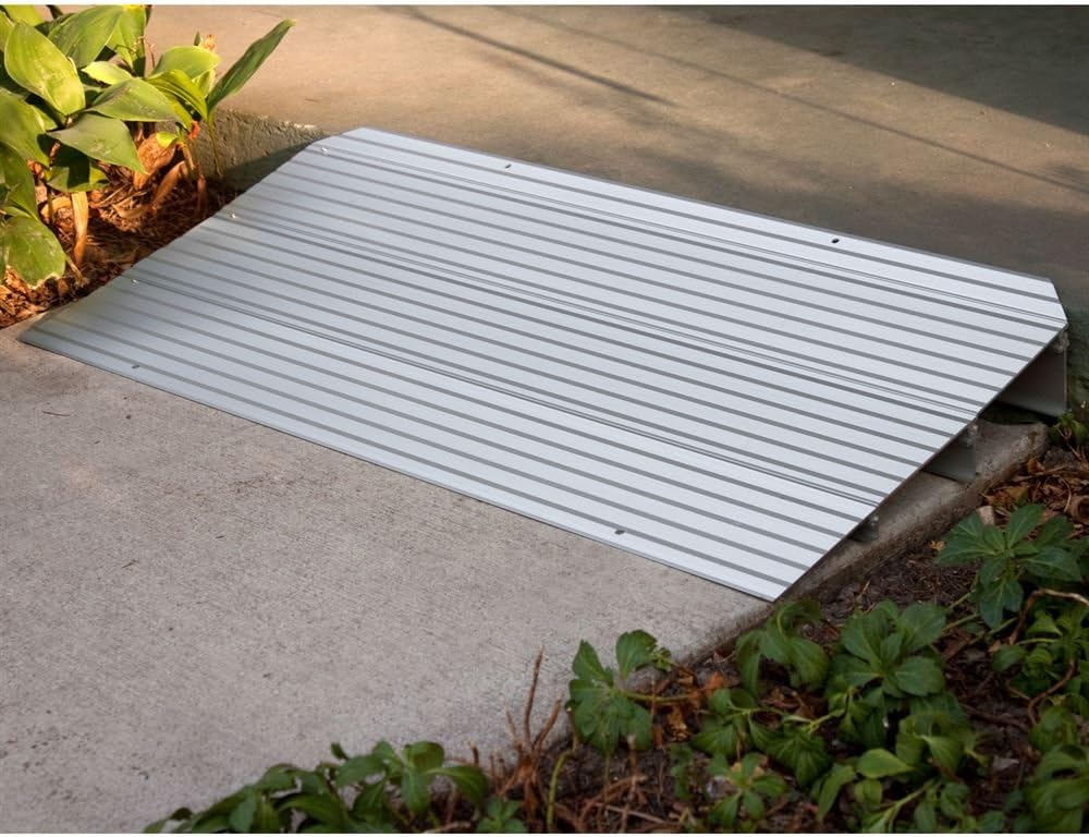 Silver Spring THR4 4.25" H Aluminum Mobility Threshold Ramp for Wheelchairs, Scooters, and Power Chairs: Automotive