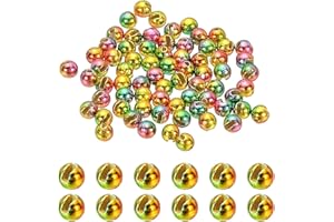 PATIKIL Fly Tying Tungsten Beads, Tungsten Slotted Beads for Fly Tying Jig Hooks