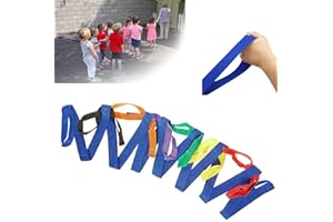 Children Walking Rope,Kids Safety Walking Rope with Colorful Handles,Preschool Daycare School Kids Outdoor Colorful Handles,3