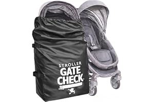 J.L. Childress Gate Check Bag for Single & Double Strollers - Stroller Bag for Airplane - Large Stroller Travel Bag for Airpl
