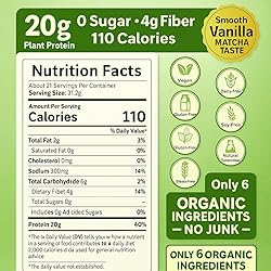 NUTRAPULSE Vegan Protein Powder – 20g Organic