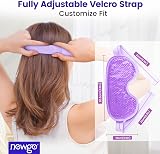 NEWGO Cooling Eye Mask Reusable Gel Hot Cold Therapy Purple view 5