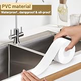 Fixmend Bath Sealant Strip 4 Rolls Waterproof Self Adhesive Caulk Tape 126in view 5