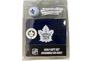 NHL Toronto Maple Leafs Professional Golf Gift Set with Ball, Tees, Ball Marker and Towel, Official Licensed Hockey Team Merc