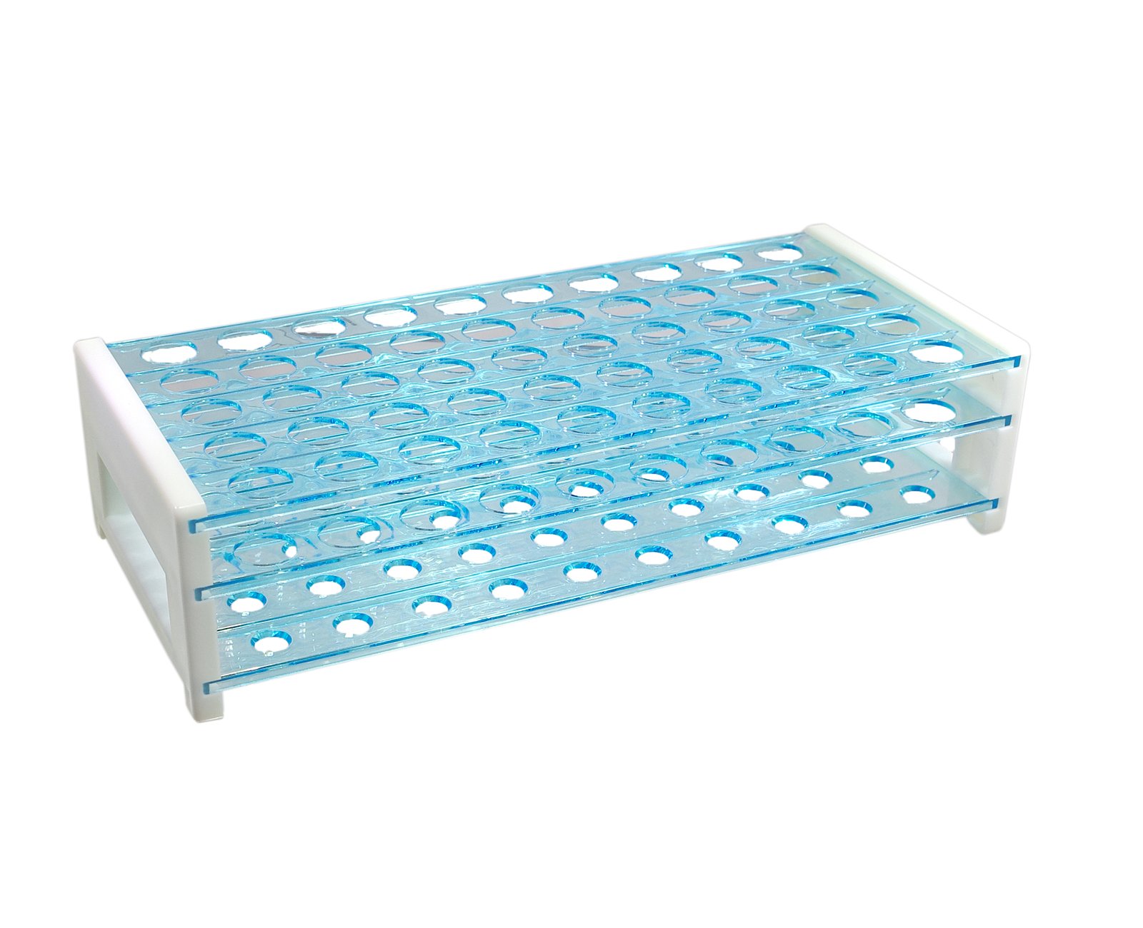 Kel Scientific Ks-807 Plastic Test Tube Rack For 16 Mm Test Tubes 50 Hole 9