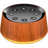 Brown Noise Sound Machine with 30 Soothing Sounds 12 Colors Night Light White Noise Machine for Adults Baby Kids Sleep Machines with 36 Volume Levels Memory Function 5 Timers for Home Office Travel