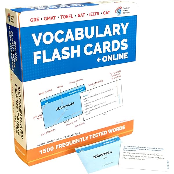 ノート・メモ帳 Manhattan GRE Vocabulary Flashcards 500 Essential Words: GRE Vocabulary Flashcards Including