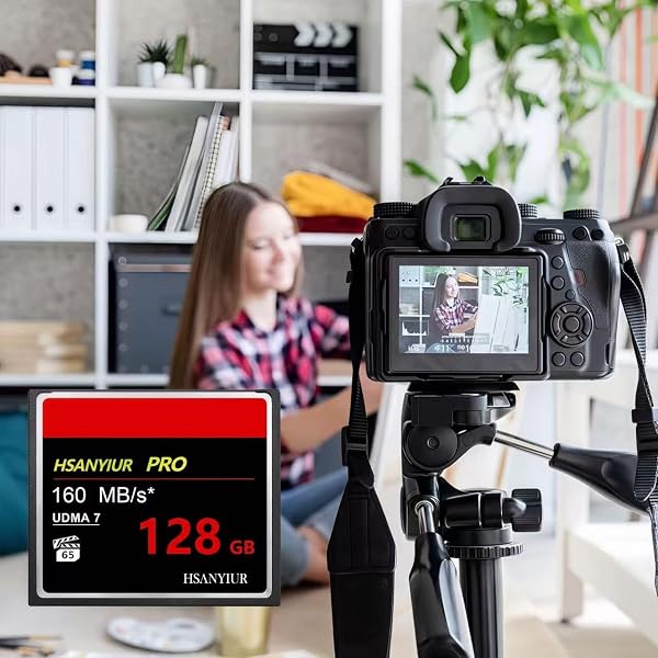 HSANYIUR 128GB UDMA SPEED UP TO 160MB/S,ORIGINAL CF CARD CAMERA MEMORY CARD