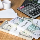 L LIKED 300 Blank White Banknote Bands 205mm x 39mm Self-Adhesive view 6