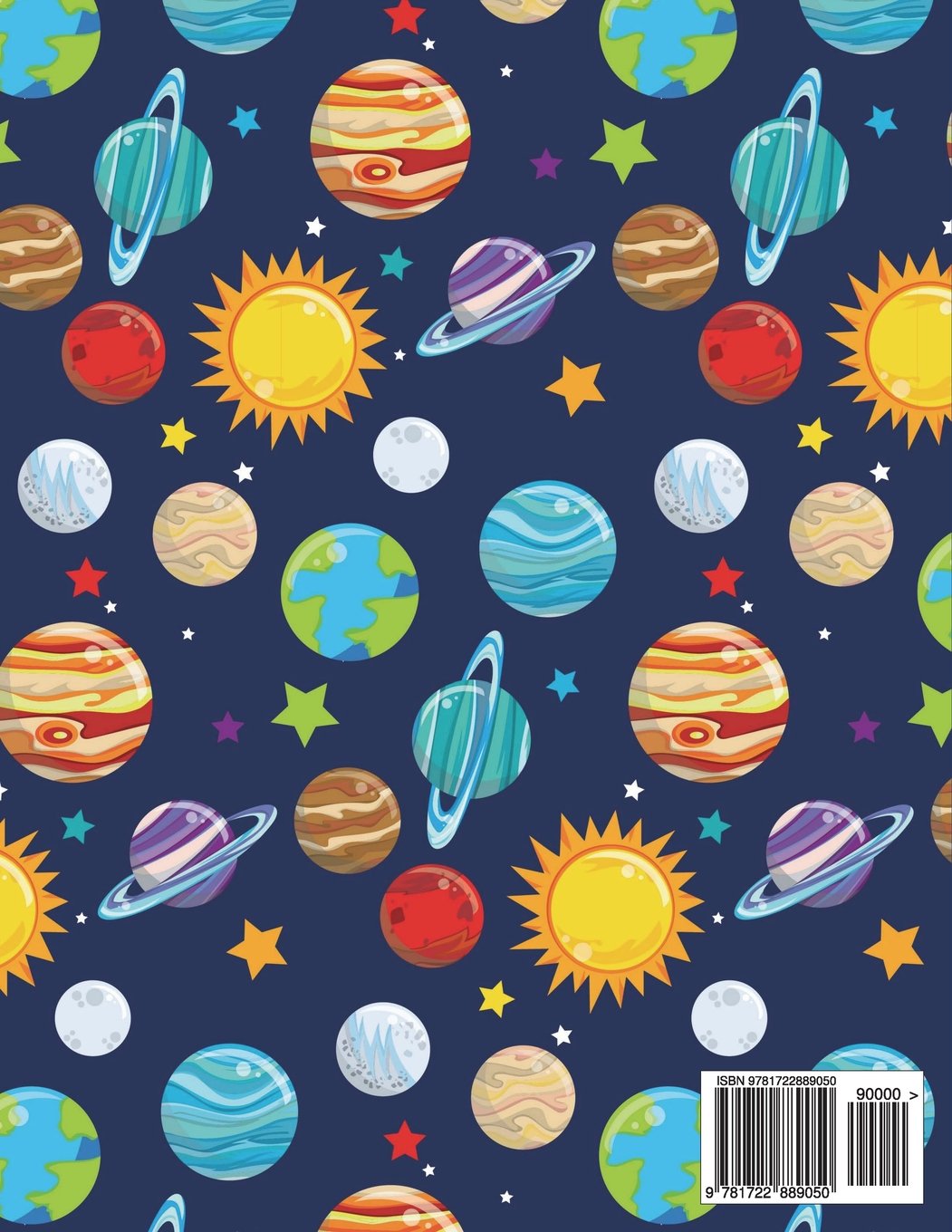 Solar System Notebook 5x5 Graph Paper 200 Pages 8 5 X 11 Quad