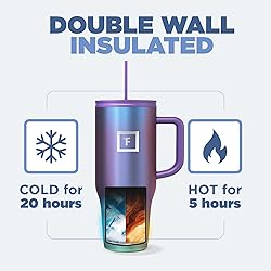 IRON °FLASK Co-Pilot Insulated Mug w/Straw & Flip