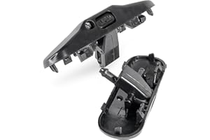 Click&Fit Windshield Washer Nozzles compatible with VW Golf MK5/MK6 Touran 2004-2013, Passat Tiguan B6/B7 2006-2014, Caddy Jetta, Beetle Touareg 2011-2014 – Wiper spray jets replaces 2KD 955 985, 2pcs