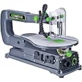 Genesis GSS160 1.2 Amp 16" Variable Speed Scroll Saw with Quick-Change System, Dust Blower, and Die-Cast Table for Left/Right Tilting