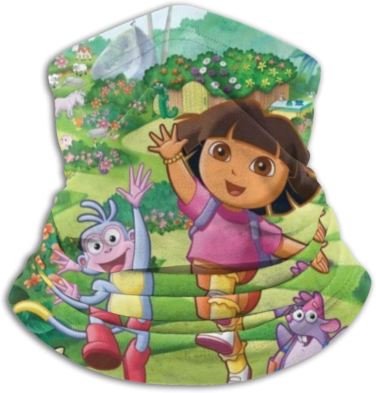 Dora The Explorer Seamless Multifunctional Headwear Bandana Scarf Tube